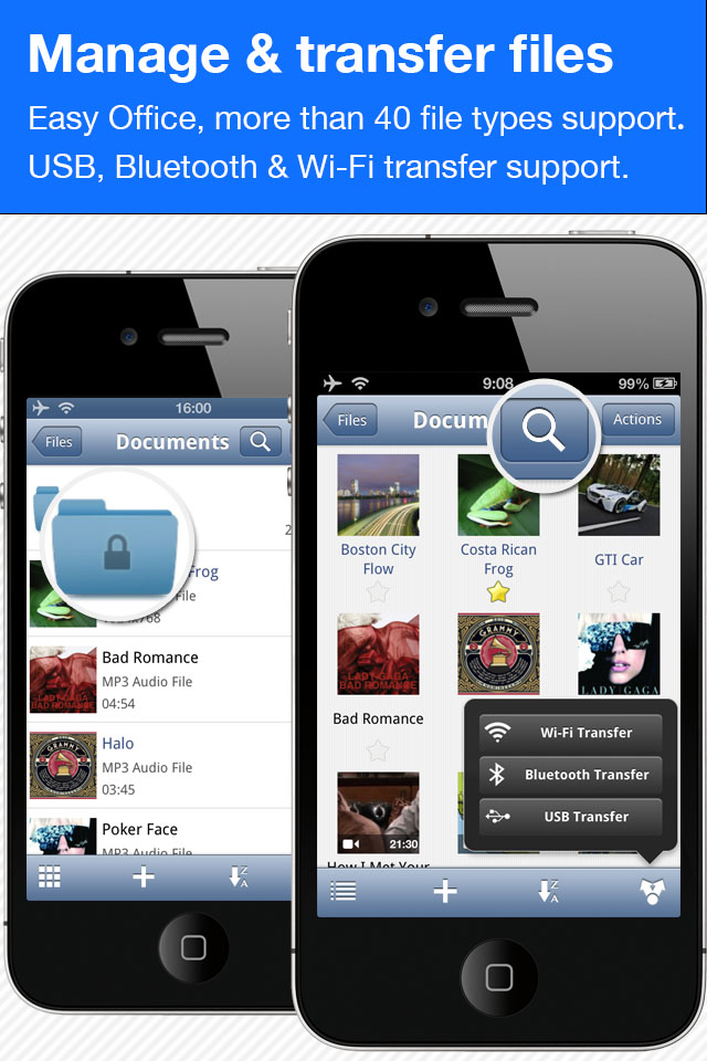 USB Flash Drive (USB+WiFi+Bluetooth+Cloud Storage) Utilities